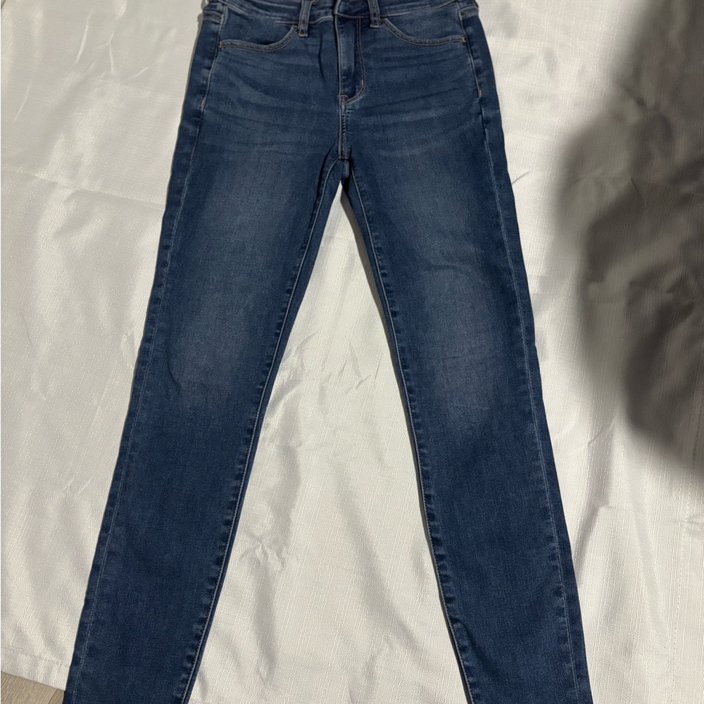 American Eagle Outfitters Dark Blue Skinny Jeans